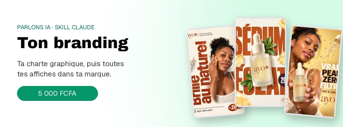Pack Branding complet : ta charte et tes affiches avec ChatGPT