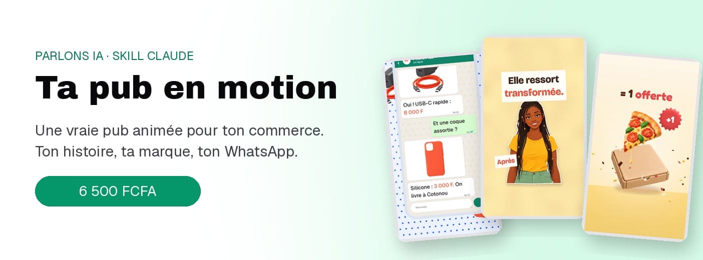 Pack Pub Motion Design : ta pub vidéo animée, faite avec Claude