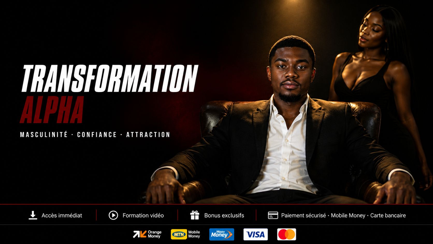 TRANSFORMATION ALPHA : 90 jours pour construire une masculinité authentique et attractive.