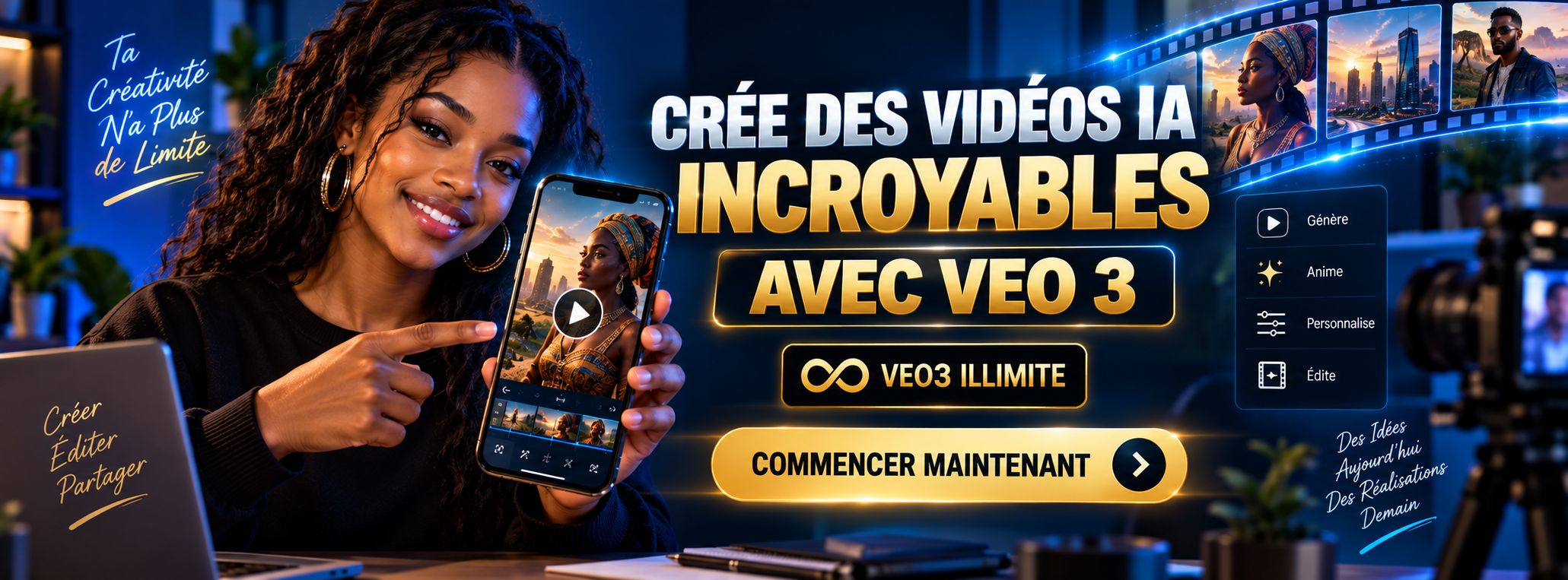 Crée des vidéos IA incroyables avec VEO 3, même en partant de zéro
