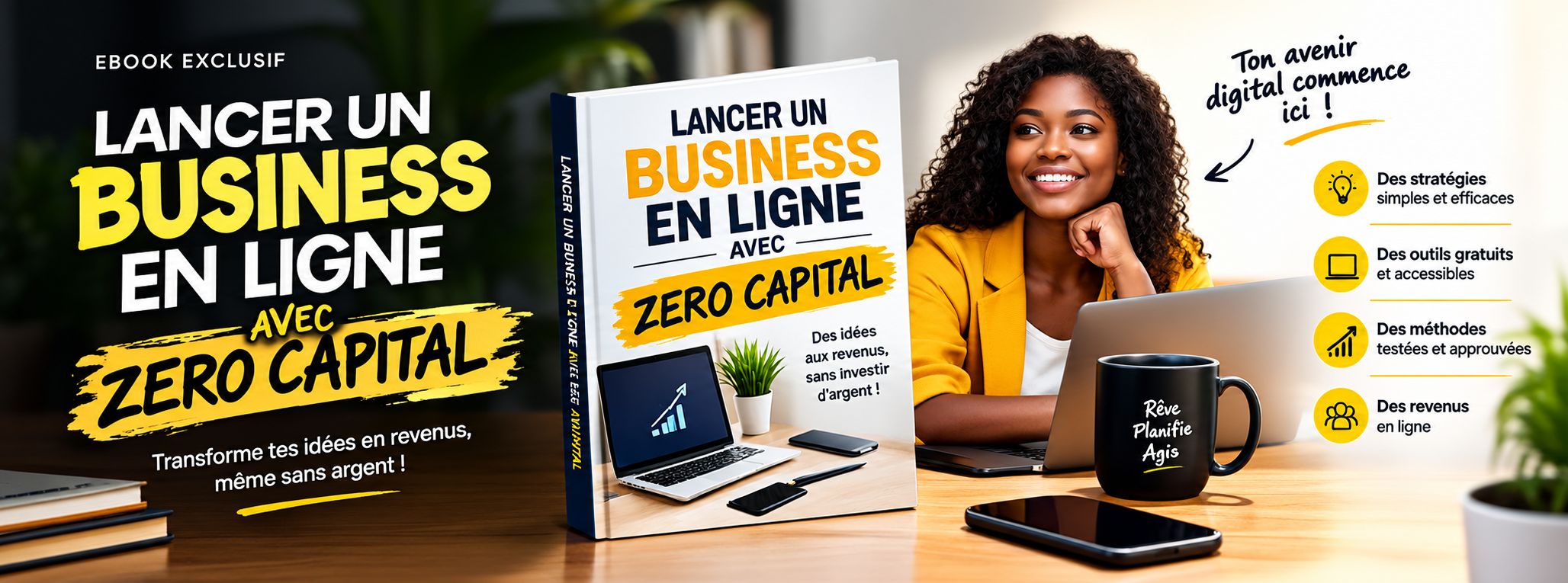 Lancer un business en ligne avec zéro capital