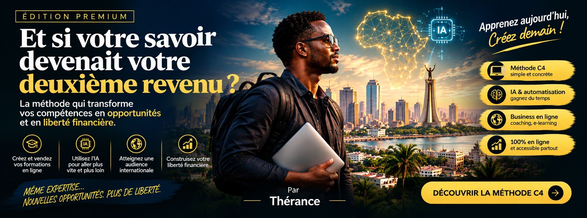 Liberté Digitale : Génère ton premier million en ligne avec le Marché du Savoir et l'IA