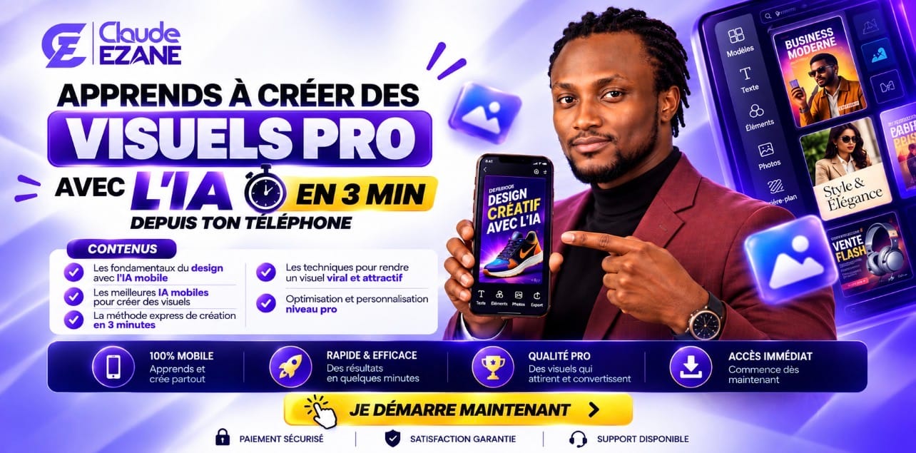 En 3 minutes, crée des affiches professionnelles qui attirent tous les clients avec ton téléphone