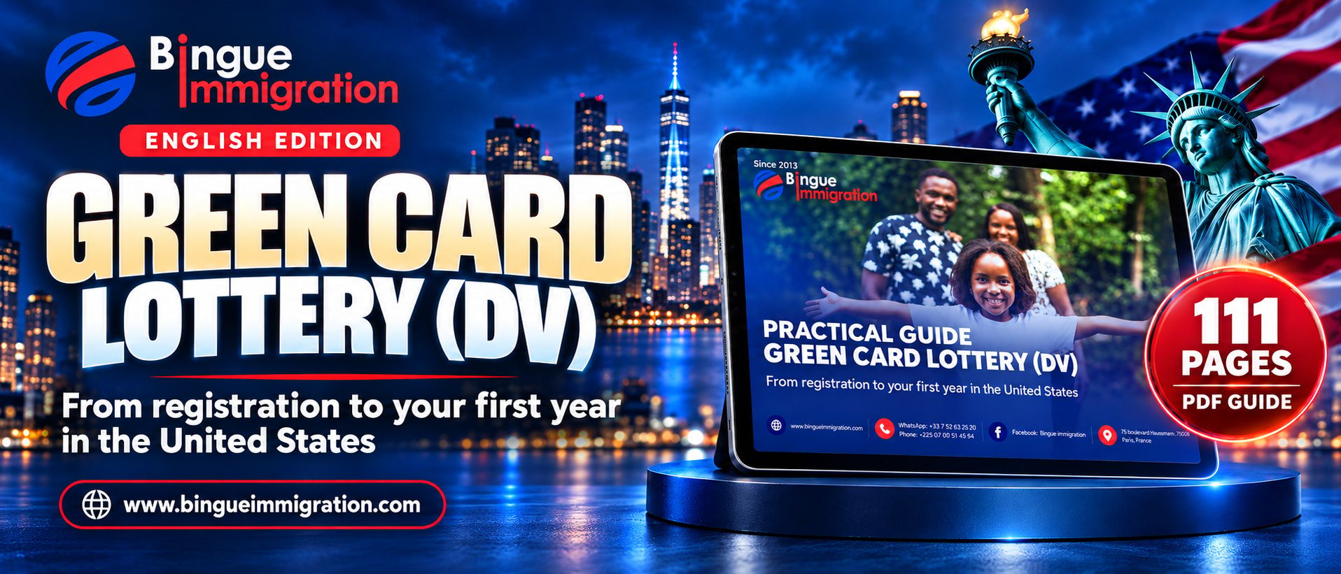 Practical Guide: Green Card Lottery (DV) - From Registration to Your First Year in the United States