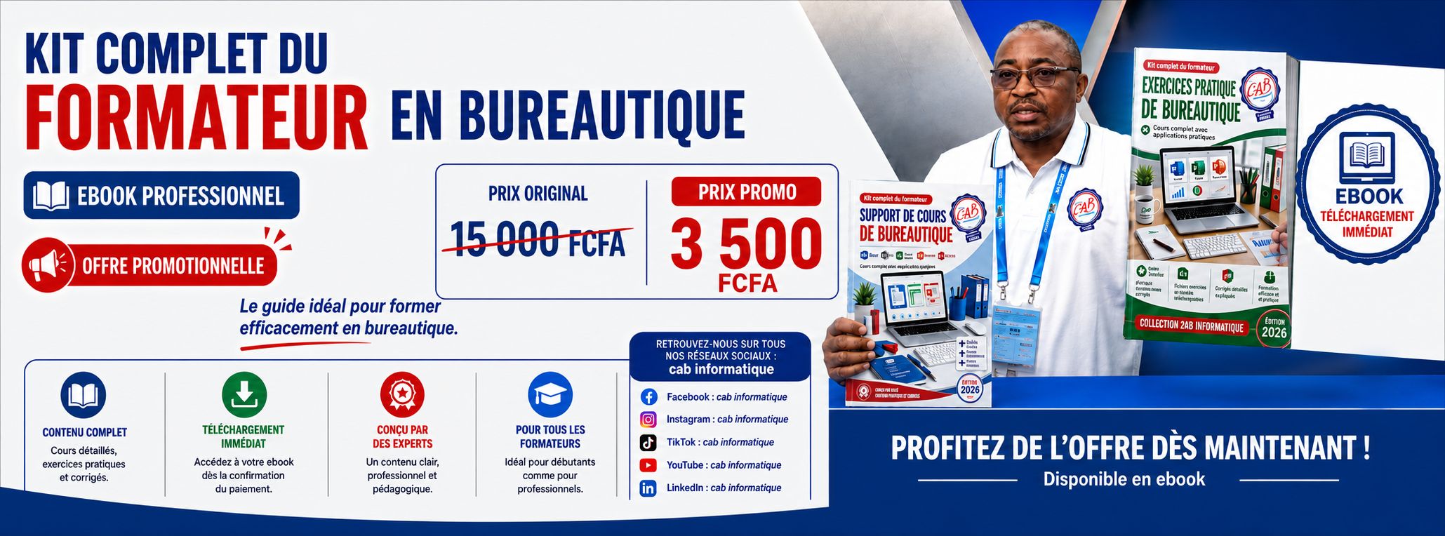 KIT COMPLET DU FORMATEUR EN BUREAUTIQUE
