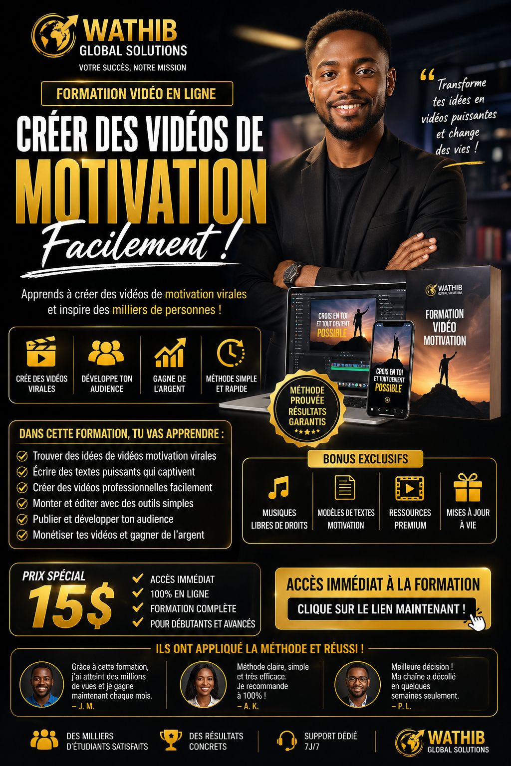 🎬 Crée des Vidéos de Motivation Virales avec ton Téléphone (Méthode Simple 2026)