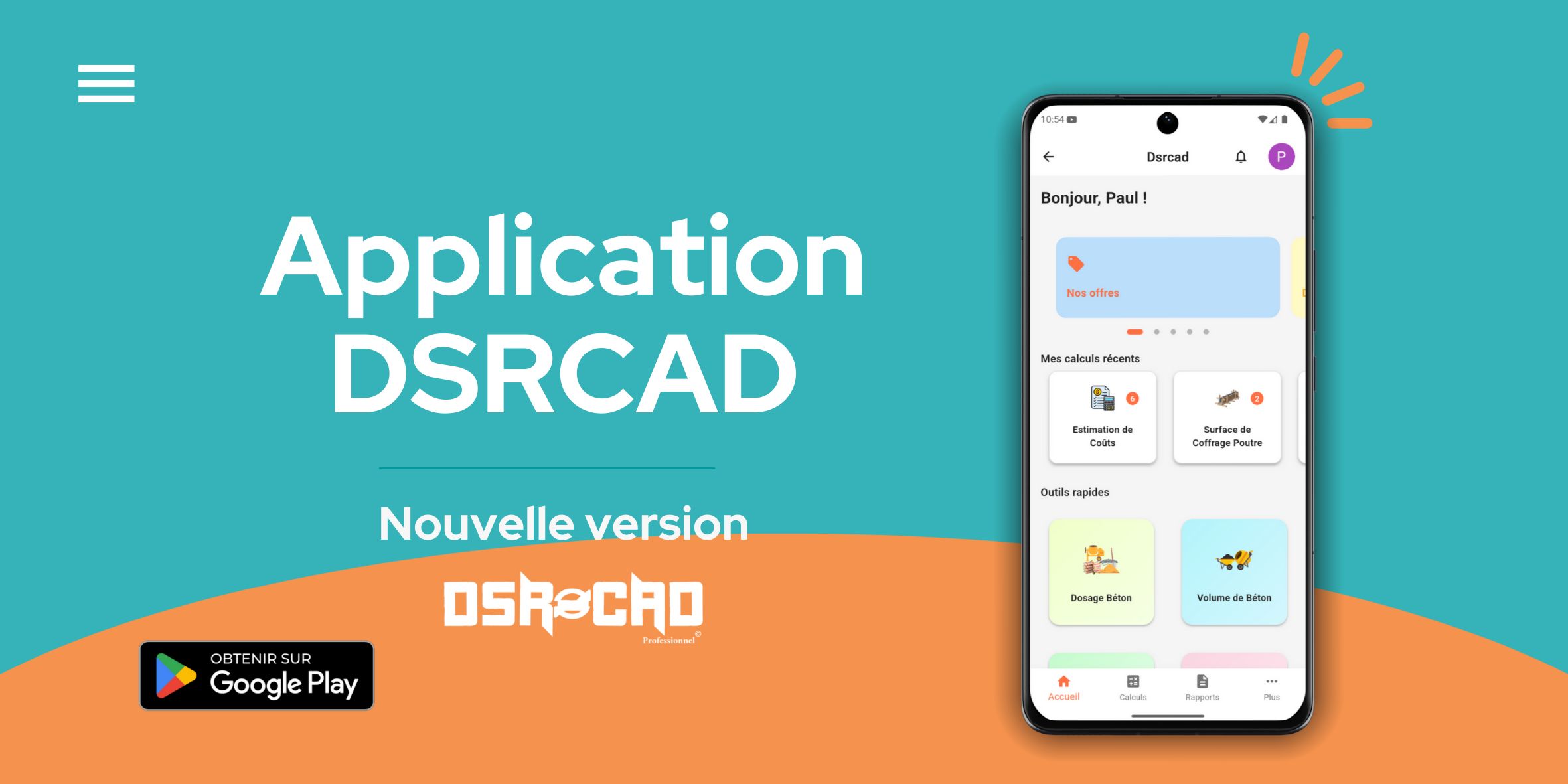 1 mois - Abonnement DSRCAD (App)