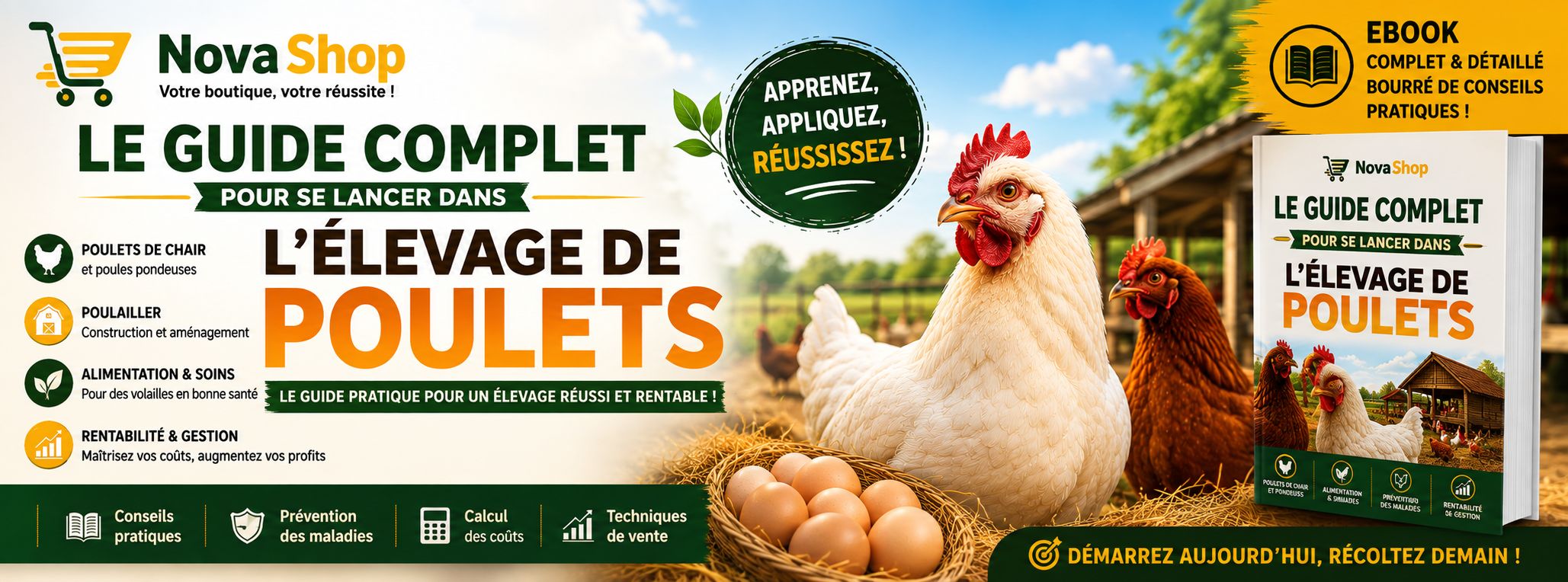 Le guide complet pour se lancer dans l'élevage des poulets