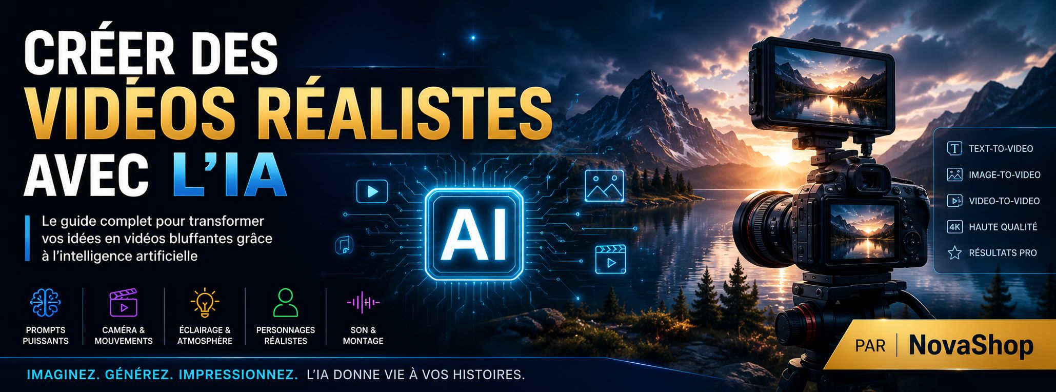 Créer des vidéos réalistes avec l’IA