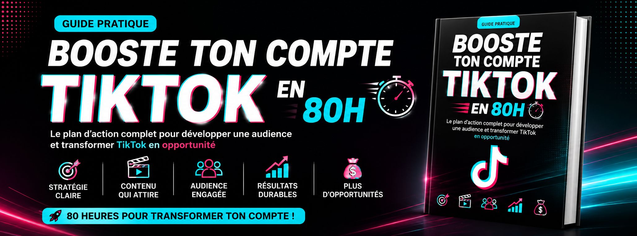 Boost ton compte tiktok en 80H