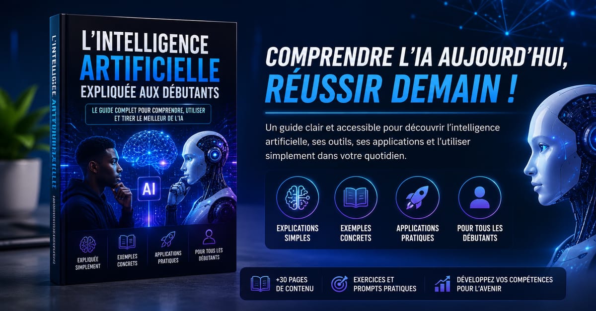 L’INTELLIGENCE ARTIFICIELLE EXPLIQUÉE AU DÉBUTANTS