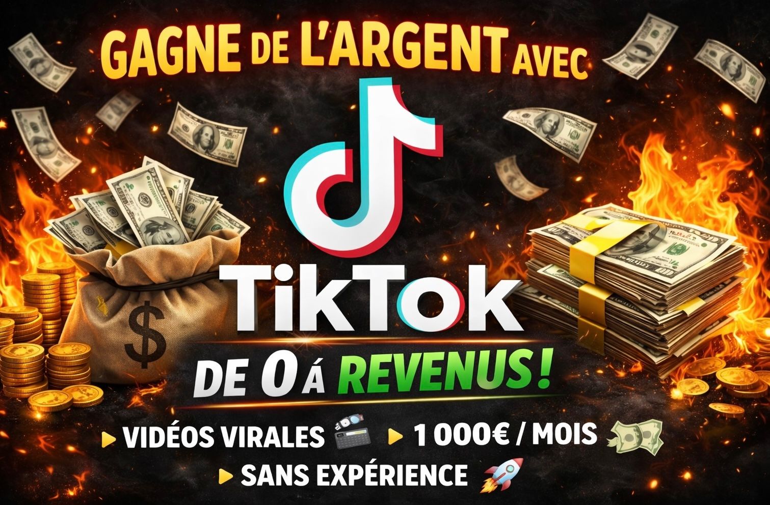 De 0 à Argent 💸 : Crée un compte TikTok monétisé et génère tes premiers revenus en 30 jours”