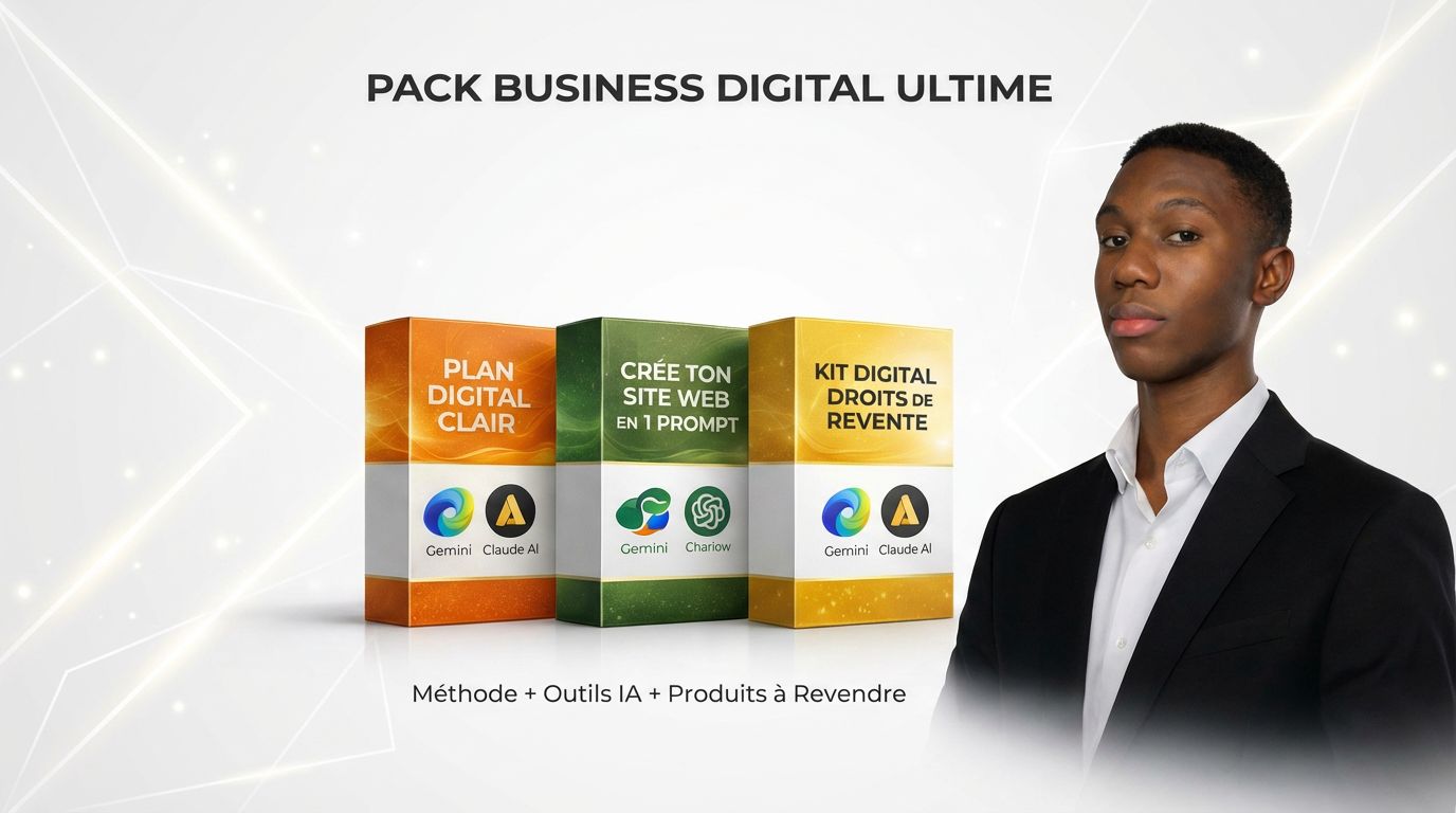 Jesther E-Store Bundle: Ton kit complet pour lancer et automatiser ton business digital avec l'IA