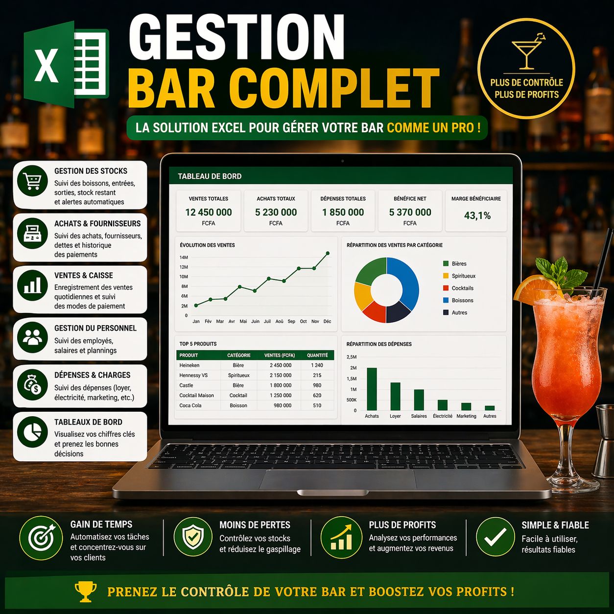 Gestion de Bar Complet