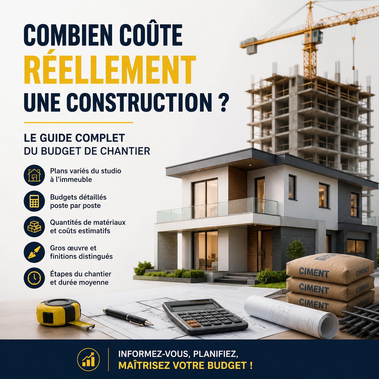 COMBIEN COÛTE RÉELLEMENT UNE CONSTRUCTION ? — LE GUIDE COMPLET