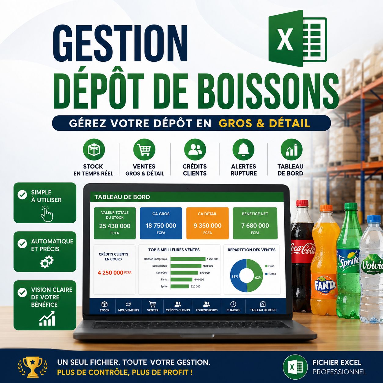Gestion Dépôt de Boissons