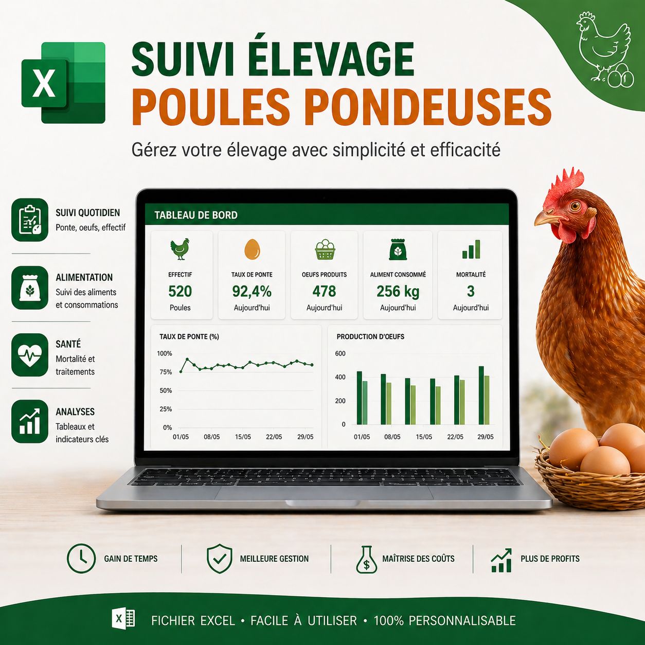 Suivi Élevage de Pondeuses