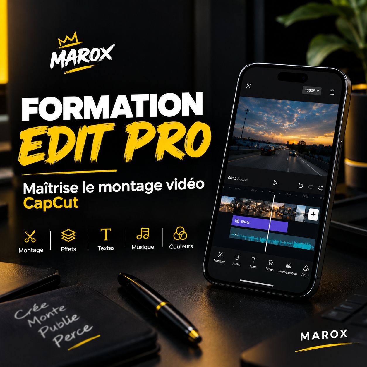 Formation EDIT PRO – Maîtrise le montage vidéo CapCut