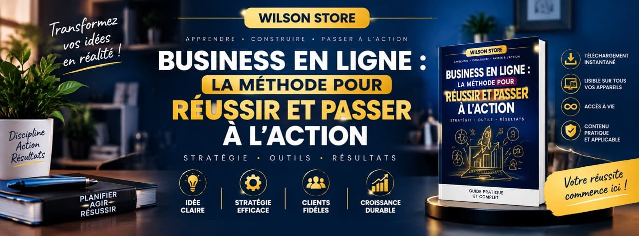 BUSINESS EN LIGNE : LA MÉTHODE POUR RÉUSSIR ET PASSER À L’ACTION