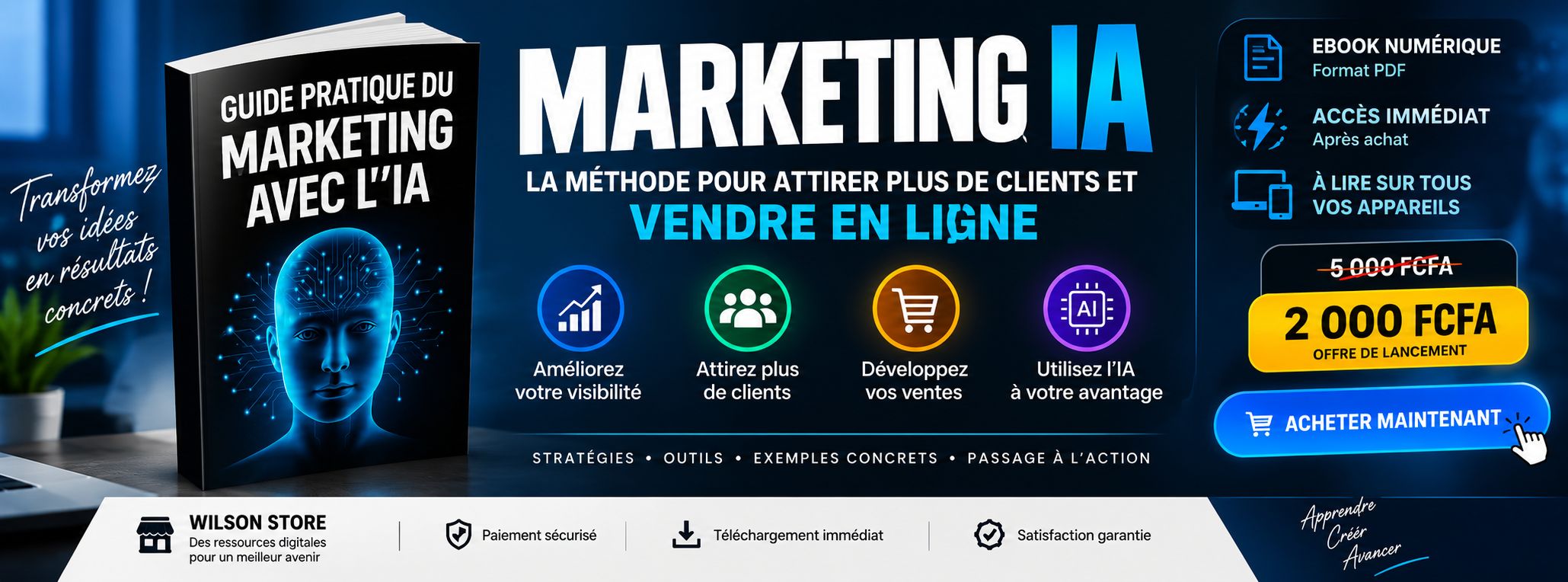 Marketing IA : La Méthode pour Attirer Plus de Clients et Vendre en Ligne 🚀