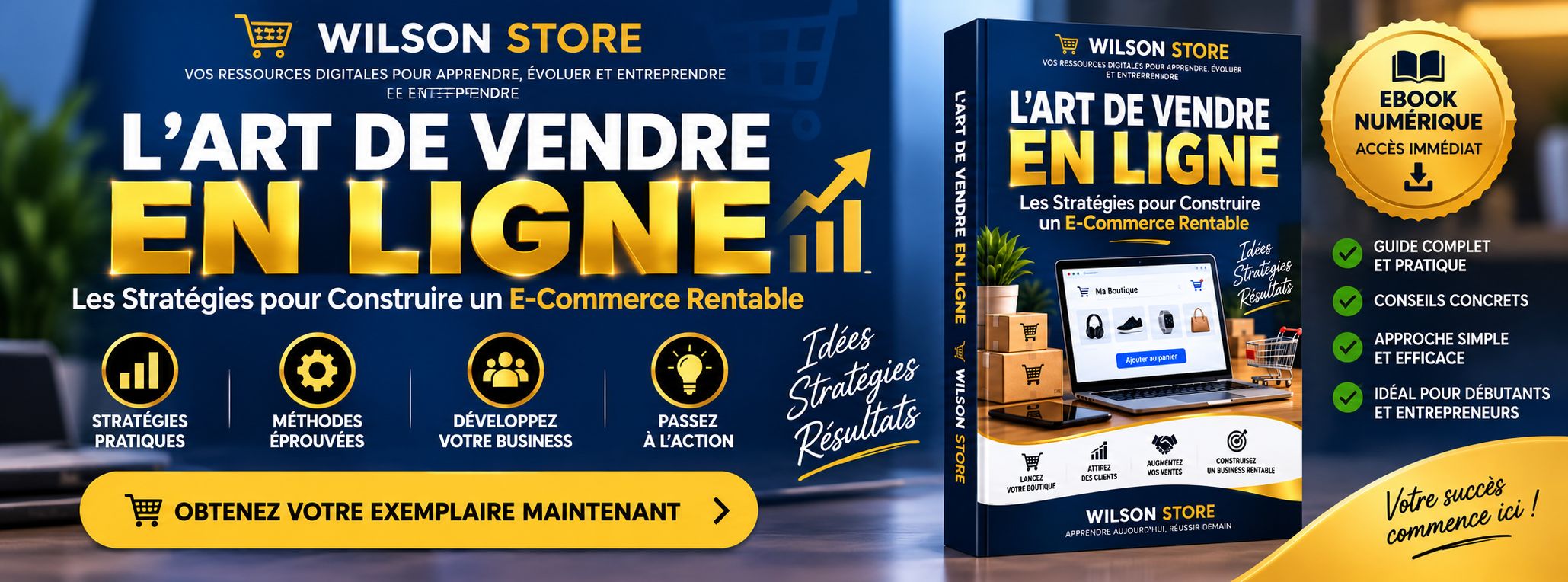 L’ART DE VENDRE EN LIGNE : Les Stratégies pour Construire un E-Commerce Rentable