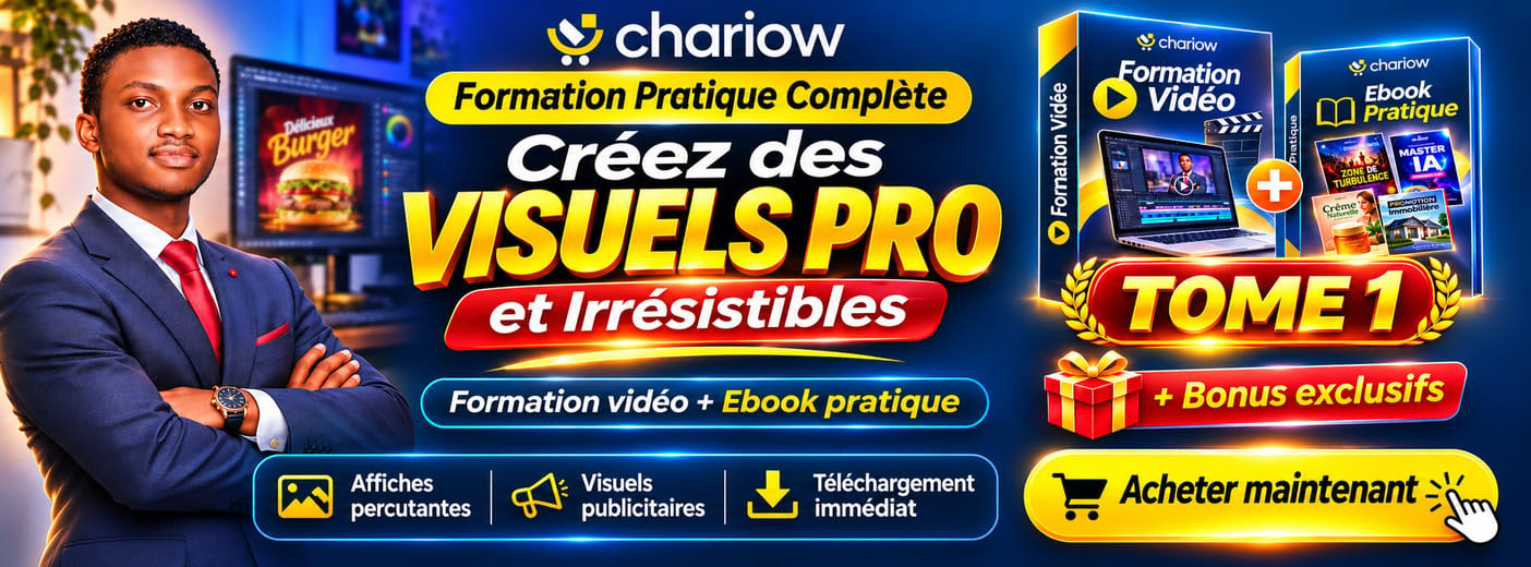 Créez des Visuels PRO — Formation Complète + Ebook — TOME 1