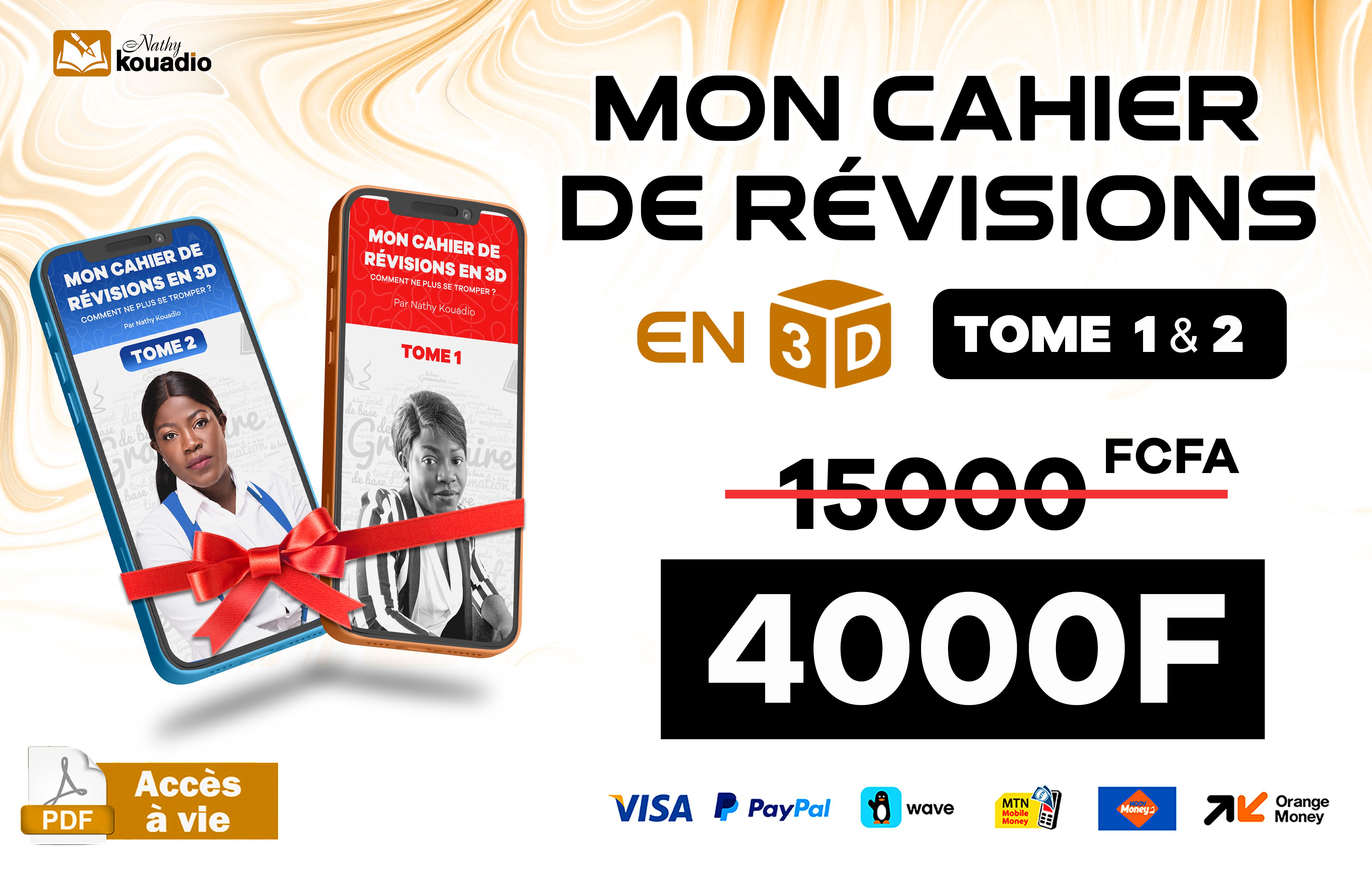 MON CAHIER DE RÉVISIONS EN 3D – Tome 1 & 2 – Nathy Kouadio