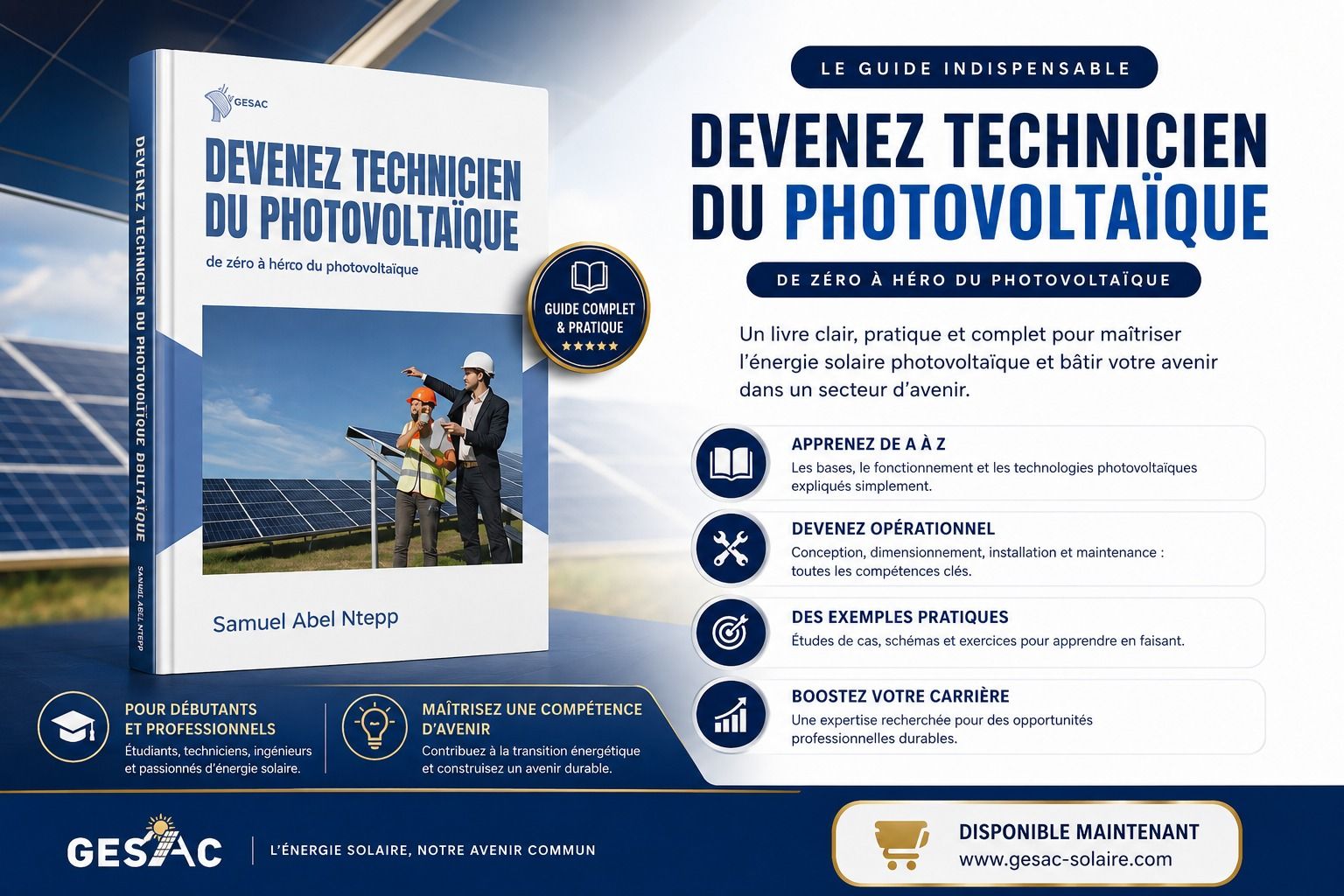 Devenez technicien du photovoltaïque