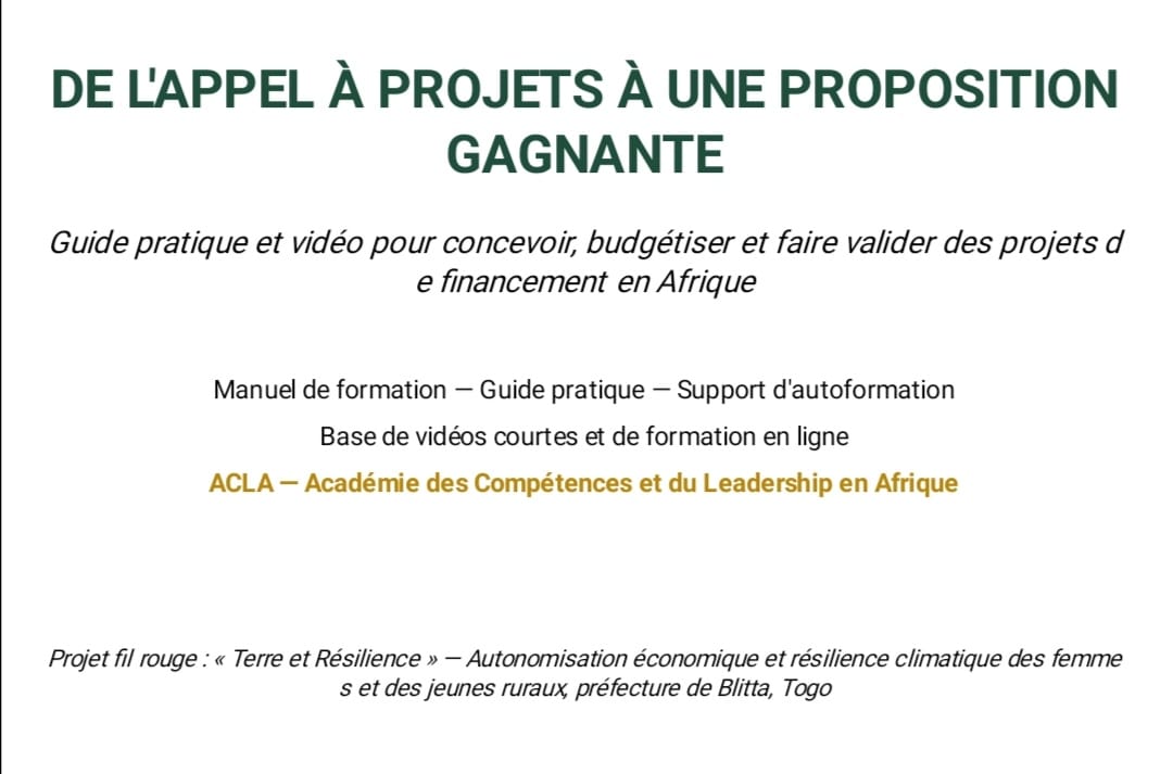 GUIDE PRATIQUE POUR RÉPONDRE EFFICEMENT AUX APPELS À PROJETS