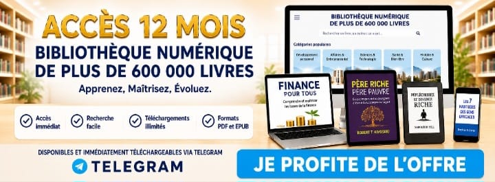 ACCÈS 12 MOIS BIBLIOTHÈQUE NUMÉRIQUE
