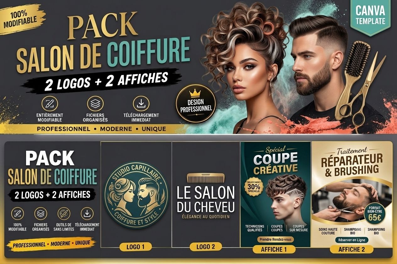 Pack Salon de Coiffure
