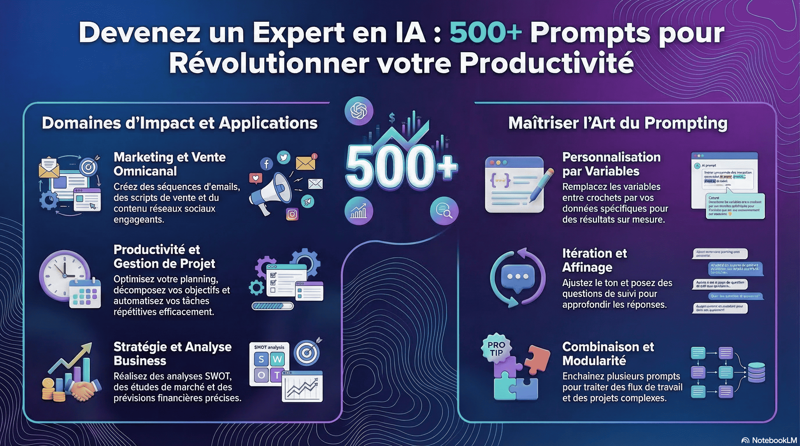 L'ARSENAL ULTIME DE L'IA : 650+ Prompts