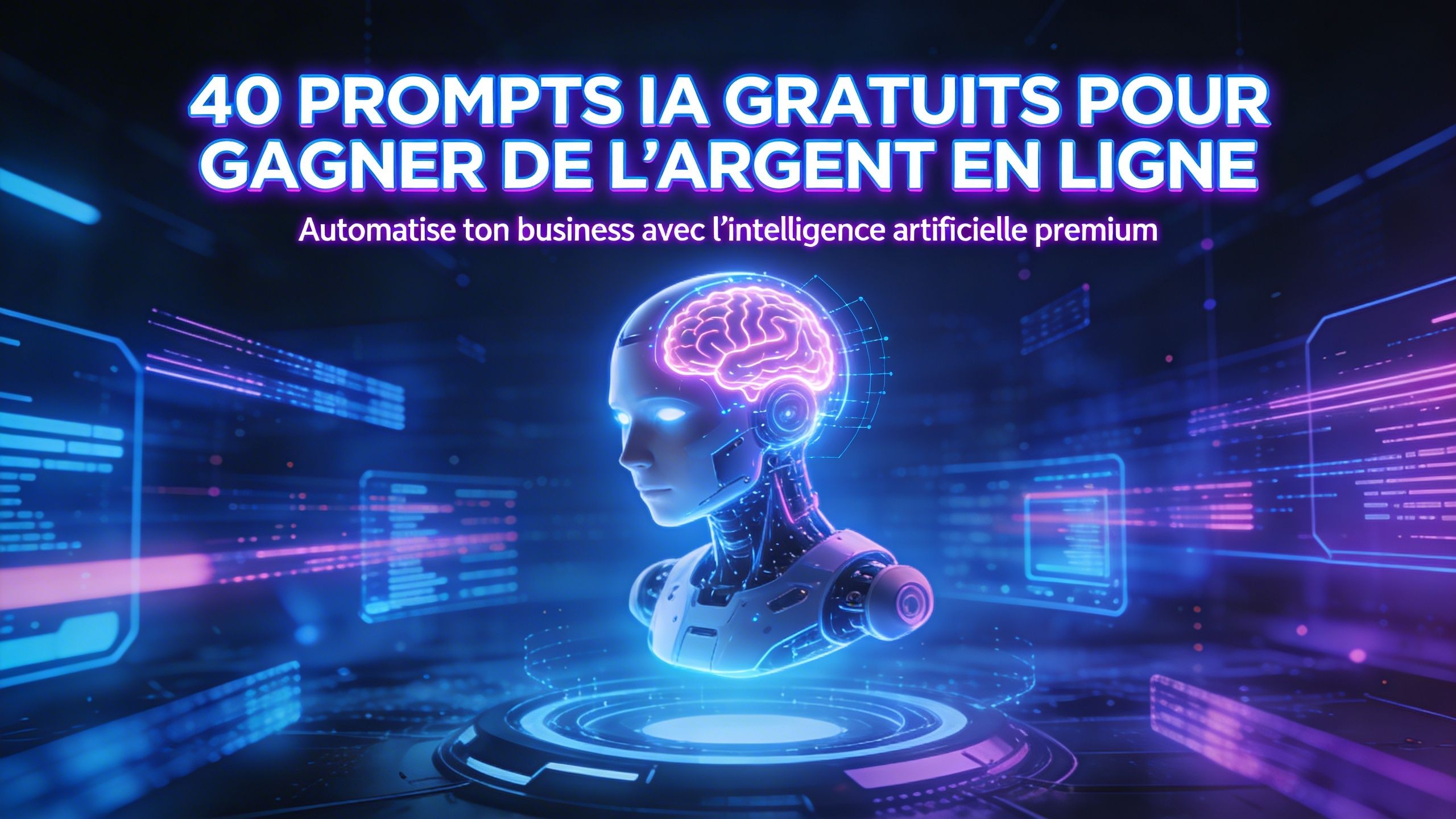 L’Arsenal de l’IA : 40 Prompts secrets pour automatiser ton business