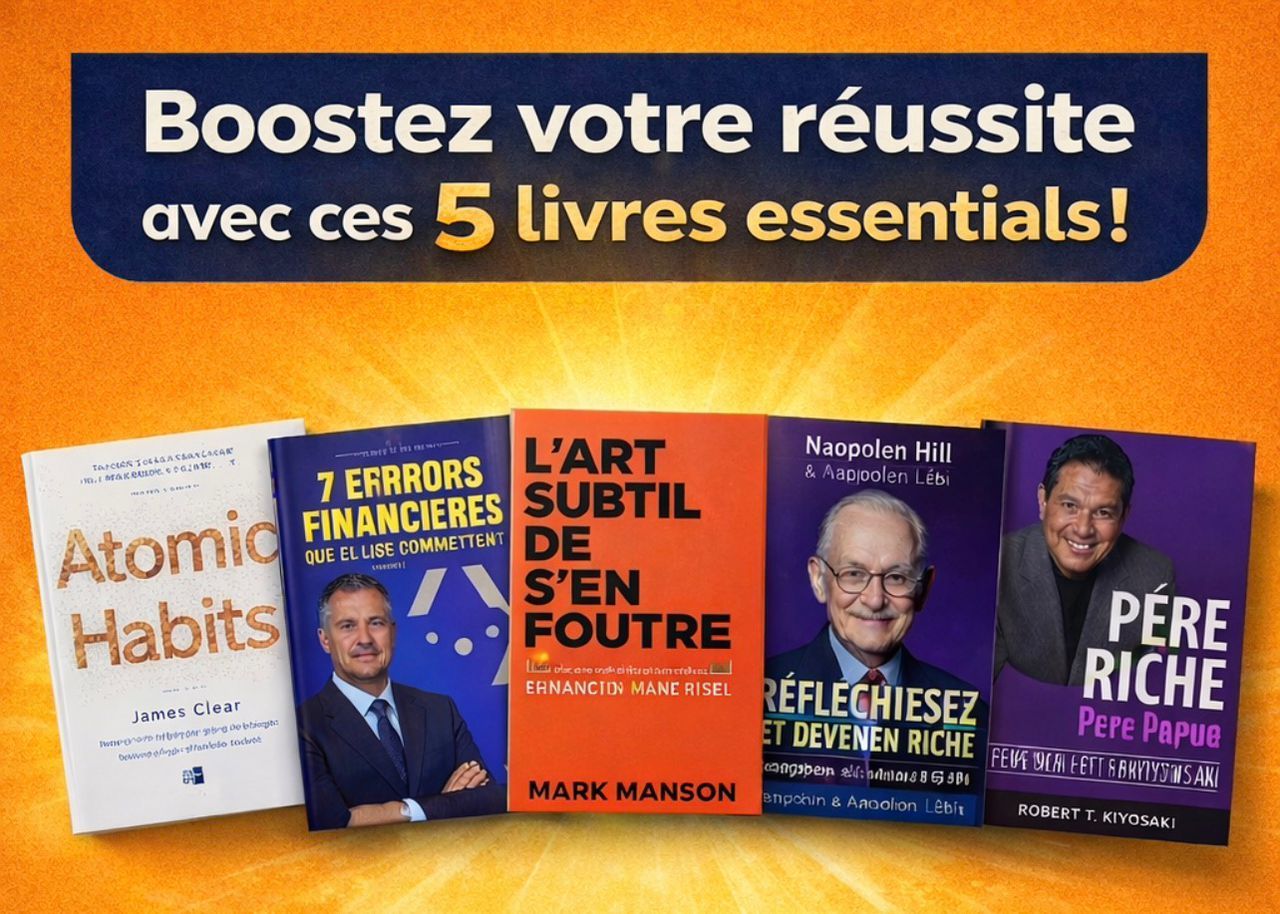 5 Livres Incontournables pour Révéler les Secrets du Succès Financier