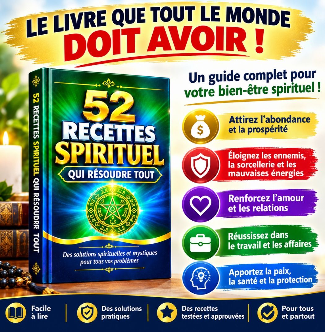52 RECETTE SPIRITUEL PUISSANT QUI RÉSOUDRE TOUT