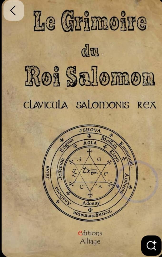 Le grimoire des clés de Salomon