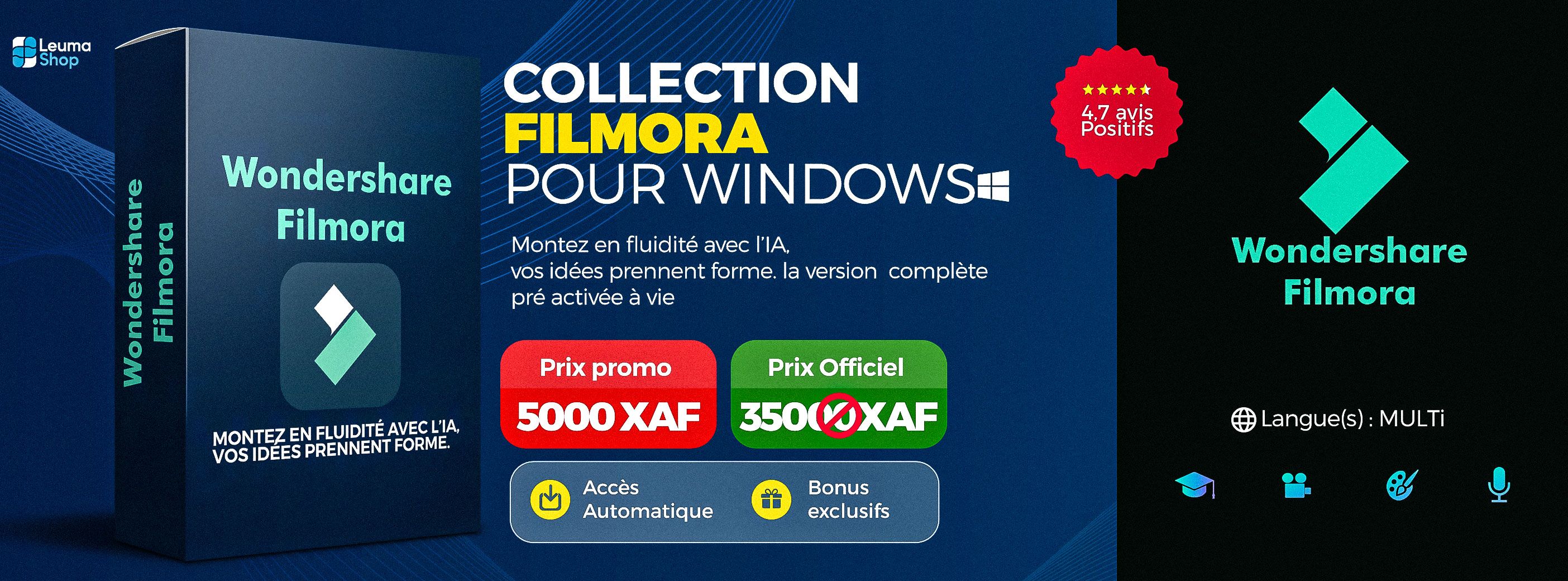 Collection Logiciel filmora pour windows