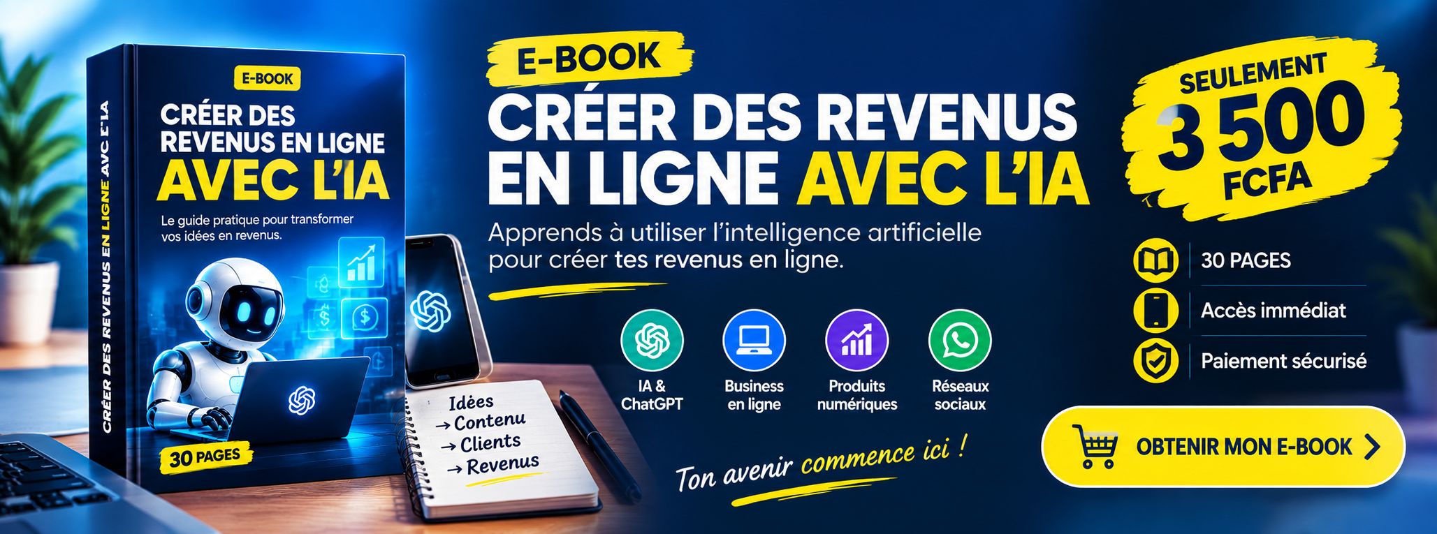 Créer des revenus en ligne avec l’IA