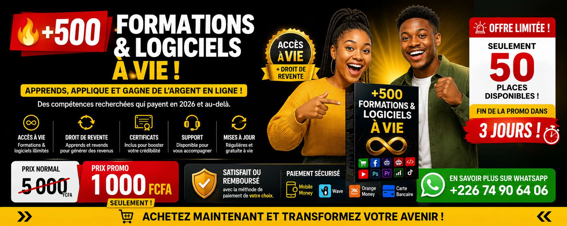 PACK ULTIME 2026  À VIE (+ DROIT DE REVENTE)