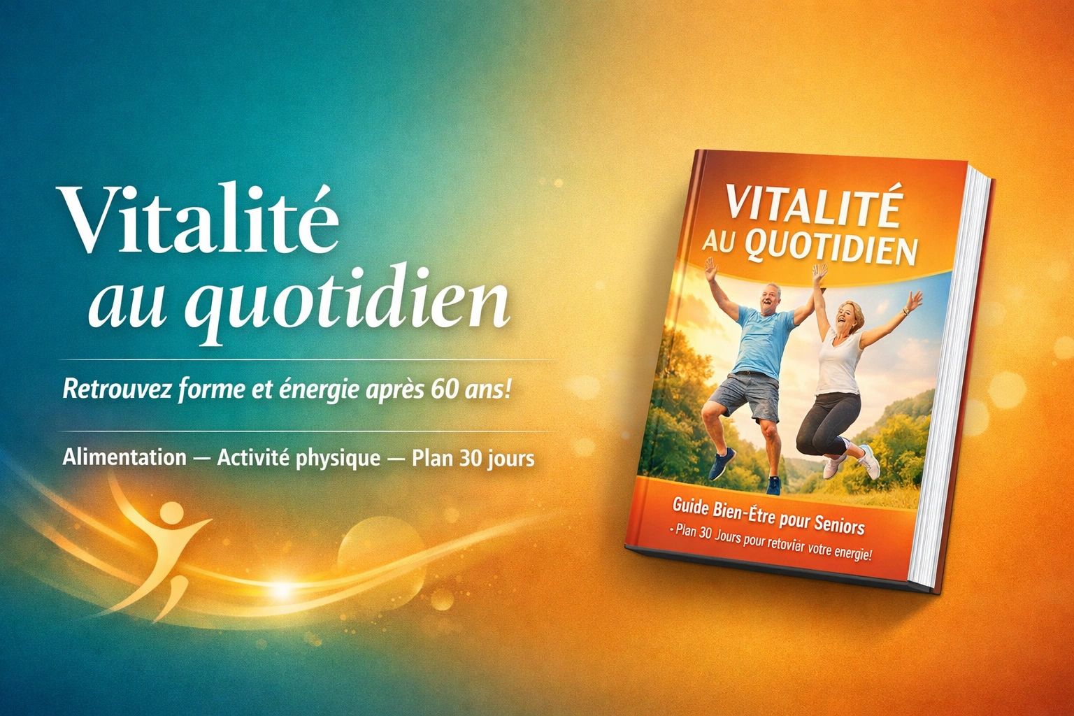 Vitalité au quotidien — Le guide simple pour retrouver l'énergie et rester en forme après 60 ans