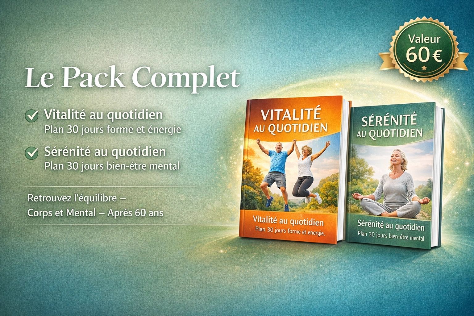 Sérénité + Vitalité — Le pack complet pour retrouver l'équilibre après 60 ans