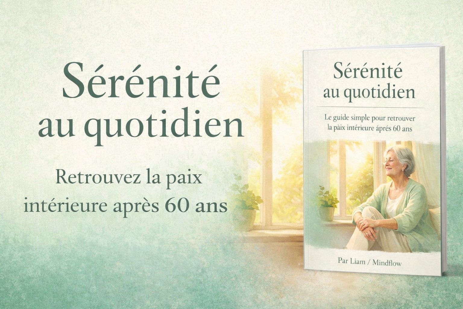 Sérénité au quotidien — Le guide simple pour retrouver la paix intérieure après 60 ans