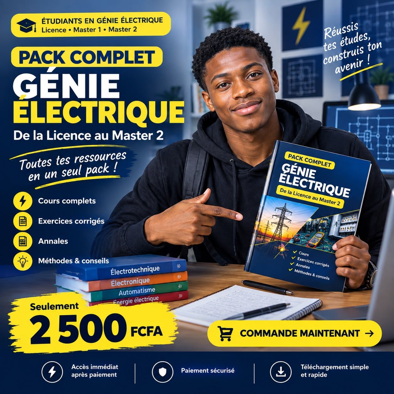PACK COMPLET EN GÉNIE ÉLECTRIQUE — DE LA LICENCE AU MASTER 2