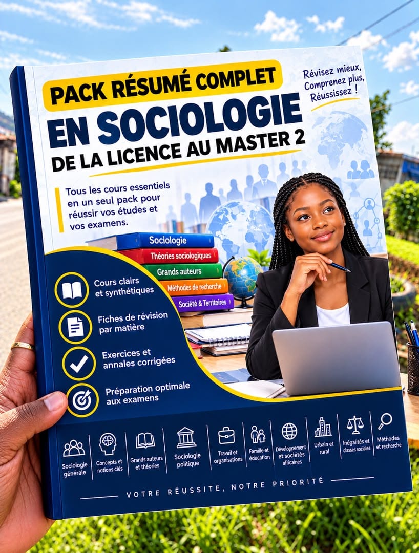 PACK RÉSUME COMPLET EN SOCIOLOGIE DE LA LICENCE AU MASTER 2