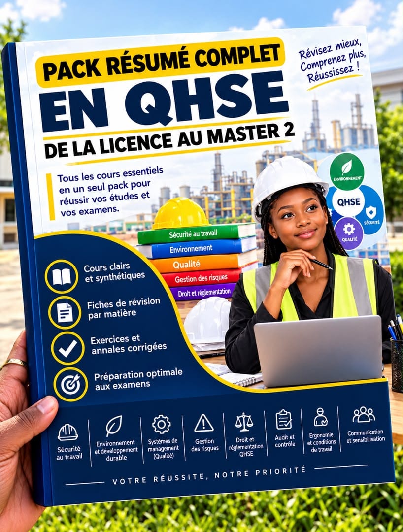 PACK COMPLET RÉSUMÉ COMPLET EN QHSE DE LA LICENCE AU MASTER 2
