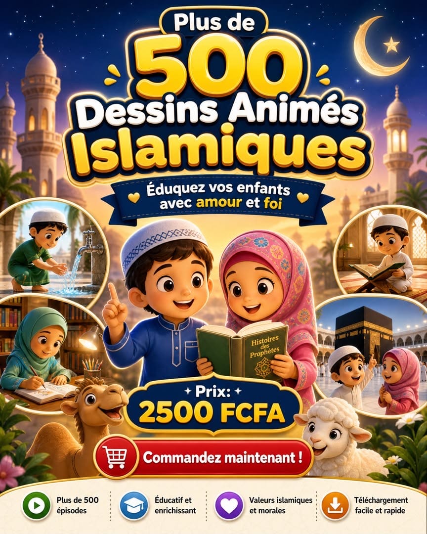 Pack de 500 vidéos éducative ( L’Islam pour les enfants et adultes )