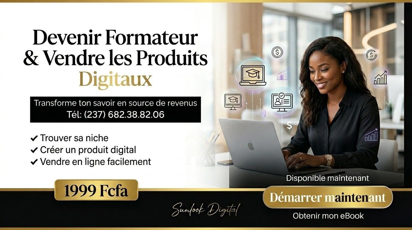 Comment Devenir Formateur et vendre les produits digitaux