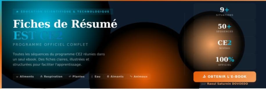 FICHES DE RÉSUMÉ EST CE2 — Programme Officiel Complet