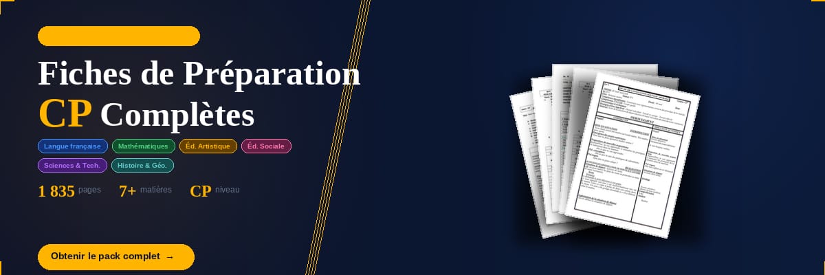 FICHES DE PRÉPARATION CP-COMPLET
