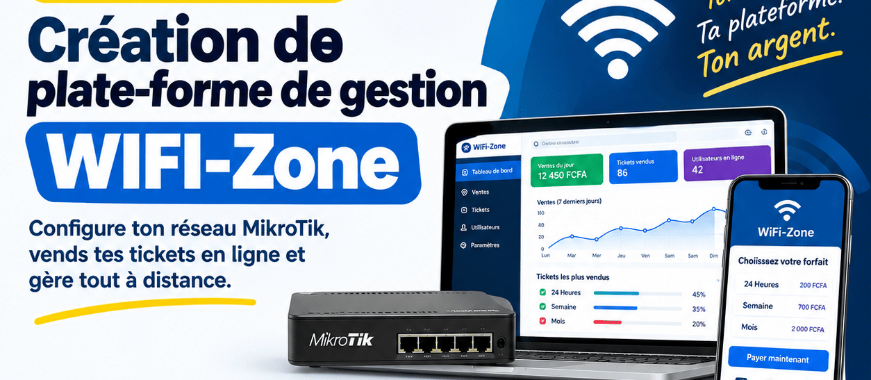 Apprenez à créer une plateforme WiFi‑Zone efficace – guide pratique et téléchargeable en 30 min